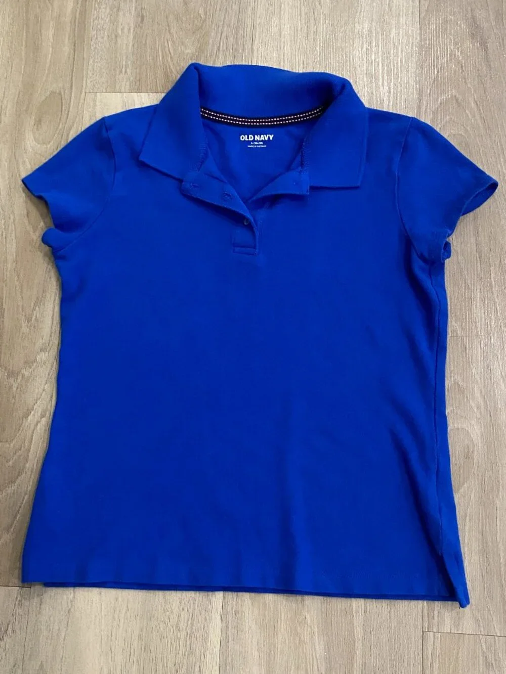 Old Navy Cobalt Blue Polo | Kids Size Large 10/12 | Women's Size XXS Preppy Golf